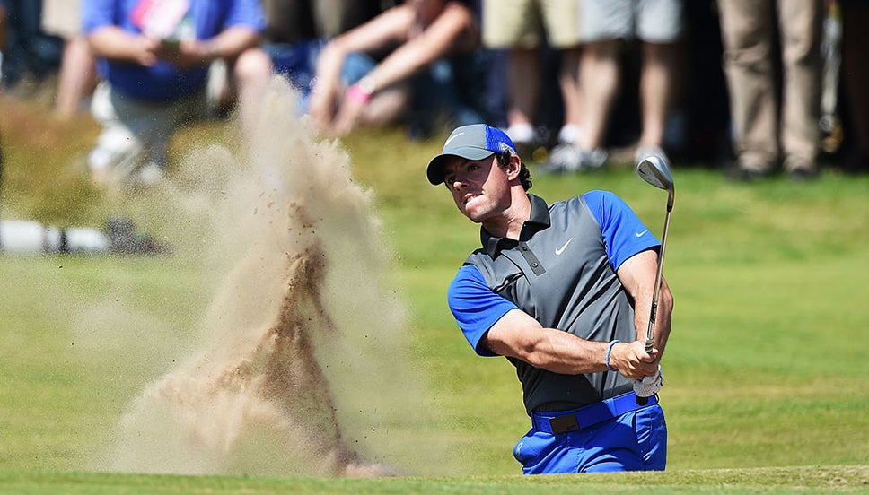 Rory McIlroy in round one of The Open in 2014