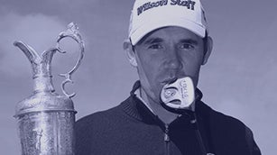 Padraig Harrington with the 5-wood that helped him to win The Open in 2008