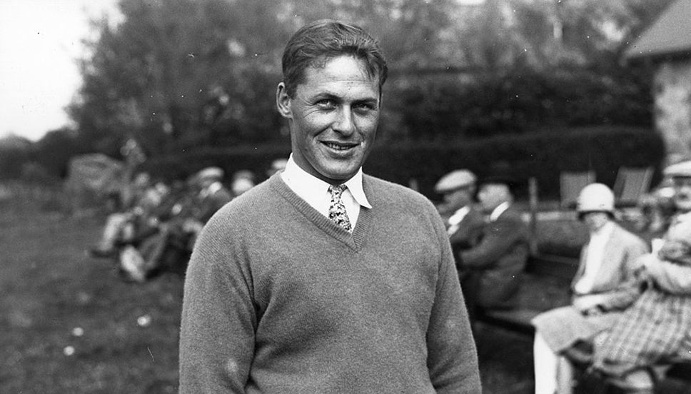 Bobby Jones, who won The Open for the third and final time in 1930