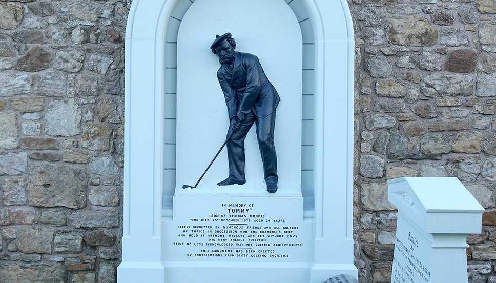 The grave of Young Tom Morris in St Andrews