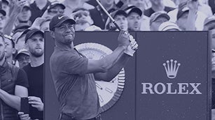 Tiger Woods at Carnoustie in 2018