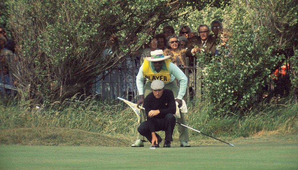 Gary Player and his caddie, Alfred 