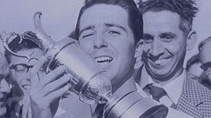 Gary Player with the Claret Jug in 1959