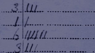 A scorecard showing Young Tom Morris