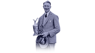 Arthur Havers with the Claret Jug