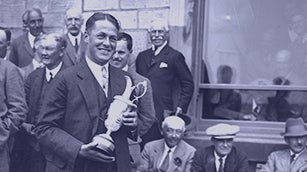 Three-time Champion Golfer Bobby Jones