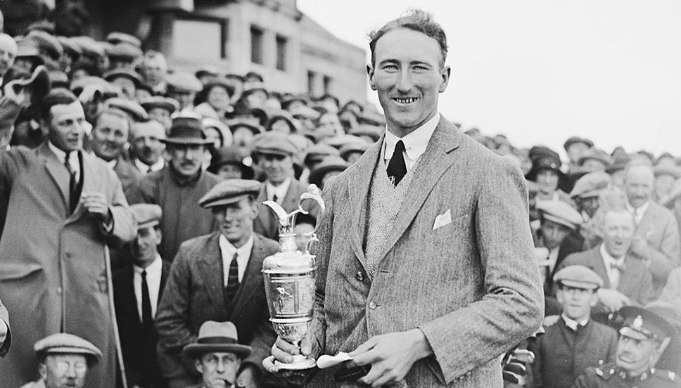 Arthur Havers with the Claret Jug