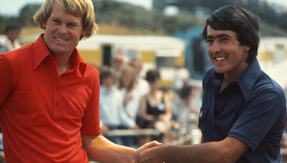 Johnny Miller and Seve Ballesteros at The Open in 1976