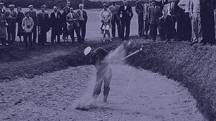 Arnold Palmer at St Andrews in 1960