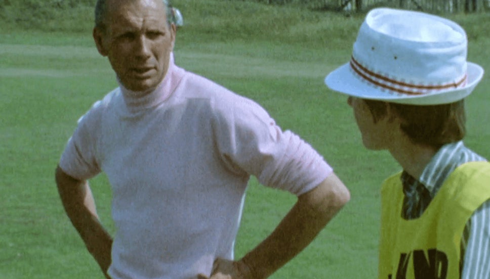 Max Faulkner at The Open in 1971