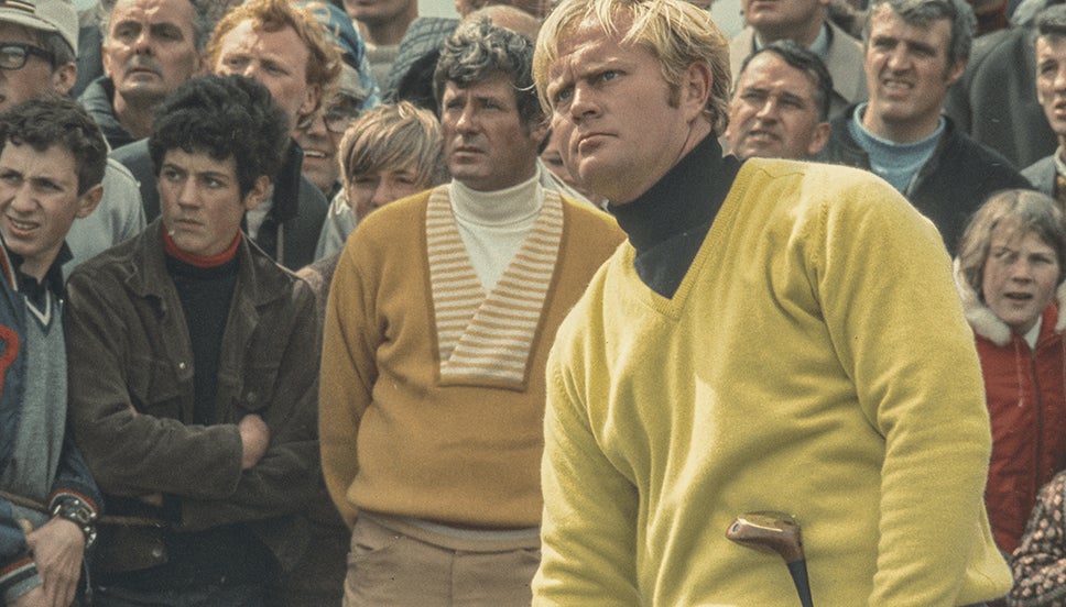 Doug Sanders and Jack Nicklaus at St Andrews in 1970
