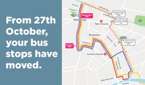 M3 corridor changes due to commence on 27 October.
Changes to services operating on the M3 corridor including Routes NX, 103, 109/a/b/x and 111/a/x