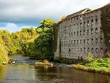 Photograph of the ruins of Blackwater Mill, Navan, Co Meath, Ireland