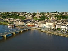  Aerial view of New Ross town, County Wexford, Ireland