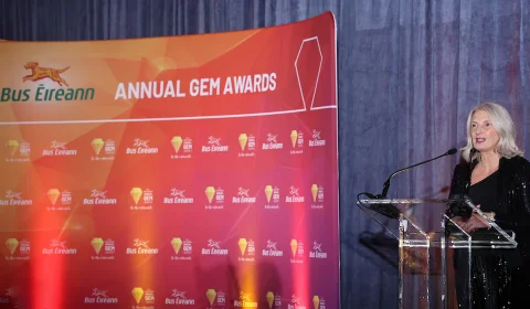Bus Éireann CEO at National GEM, go the extra mile, awards