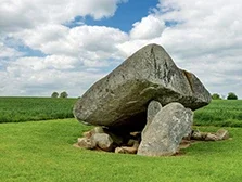 Photo: The Brownshill Dolmen, located in County Carlow, Ireland