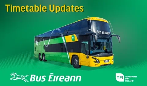 Bus Éireann - Timetable Updates (in association with Transport for Ireland)