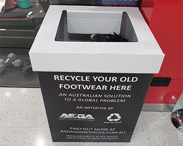 Sportspower can recycle your footwear