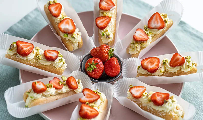 Erdbeer Mascarpone Schnitten