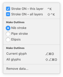 Also, the presets panel will be slightly different, to distinguish which mode of the stroke engine will be applied.
