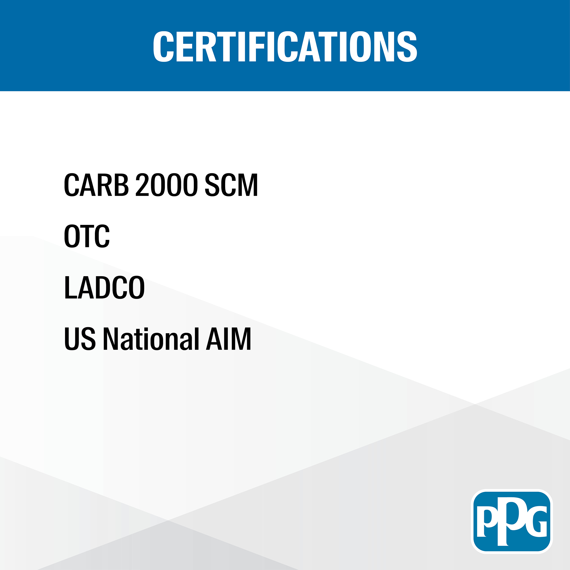 Color Seal Certifications
