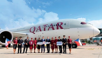 Pražské narozeniny Qatar Airways