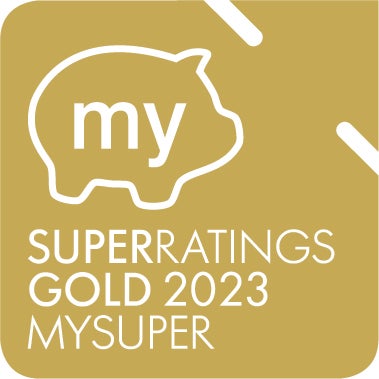 SuperRatings MySuper Gold award 2023