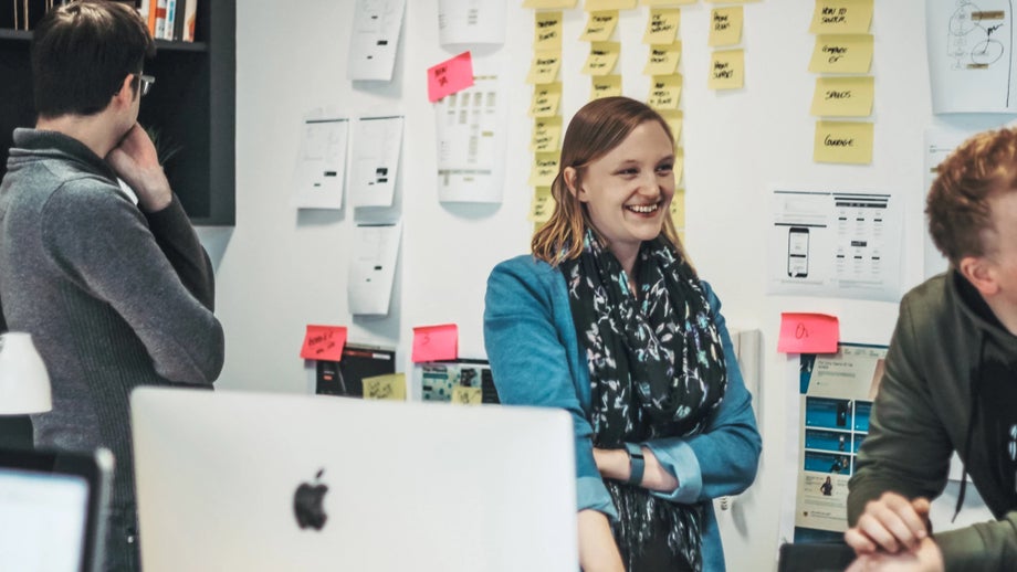 A team meeting on All Human offices