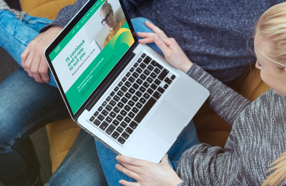 Person using the An Post app