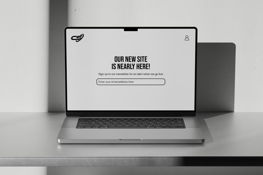 New site coming soon alert on computer