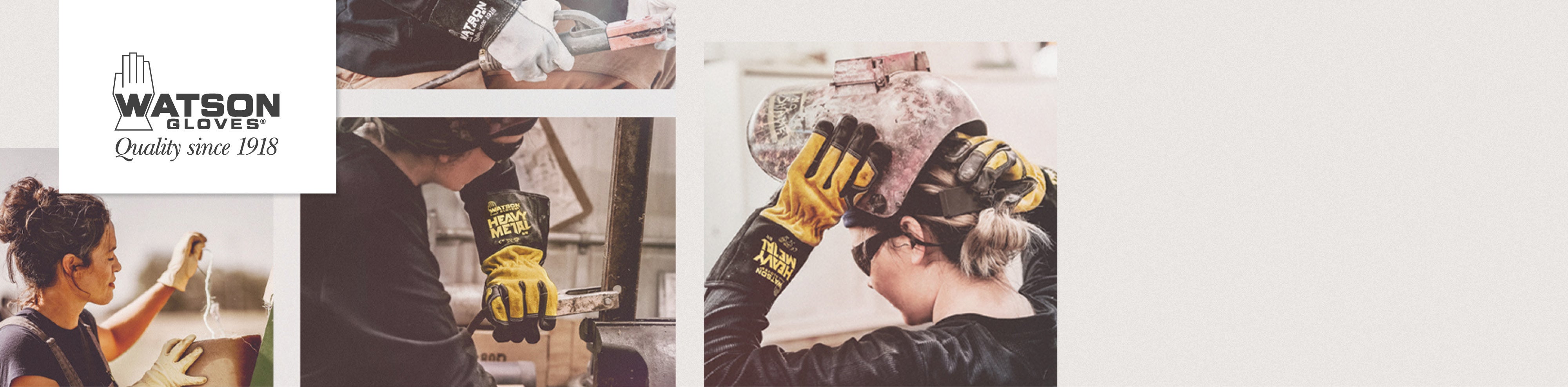 Gloves made for a woman’s hand