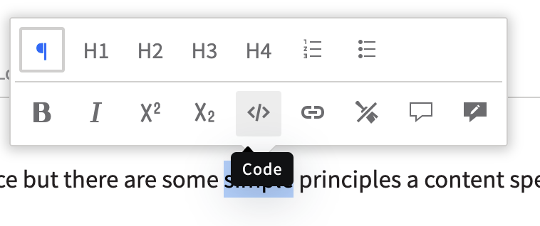 This image shows where to find the code symbol.