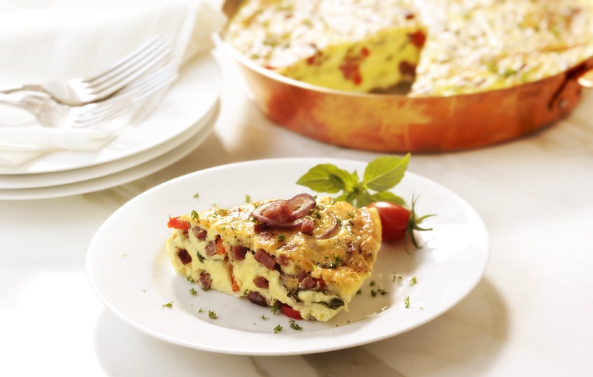 Salami Frittata