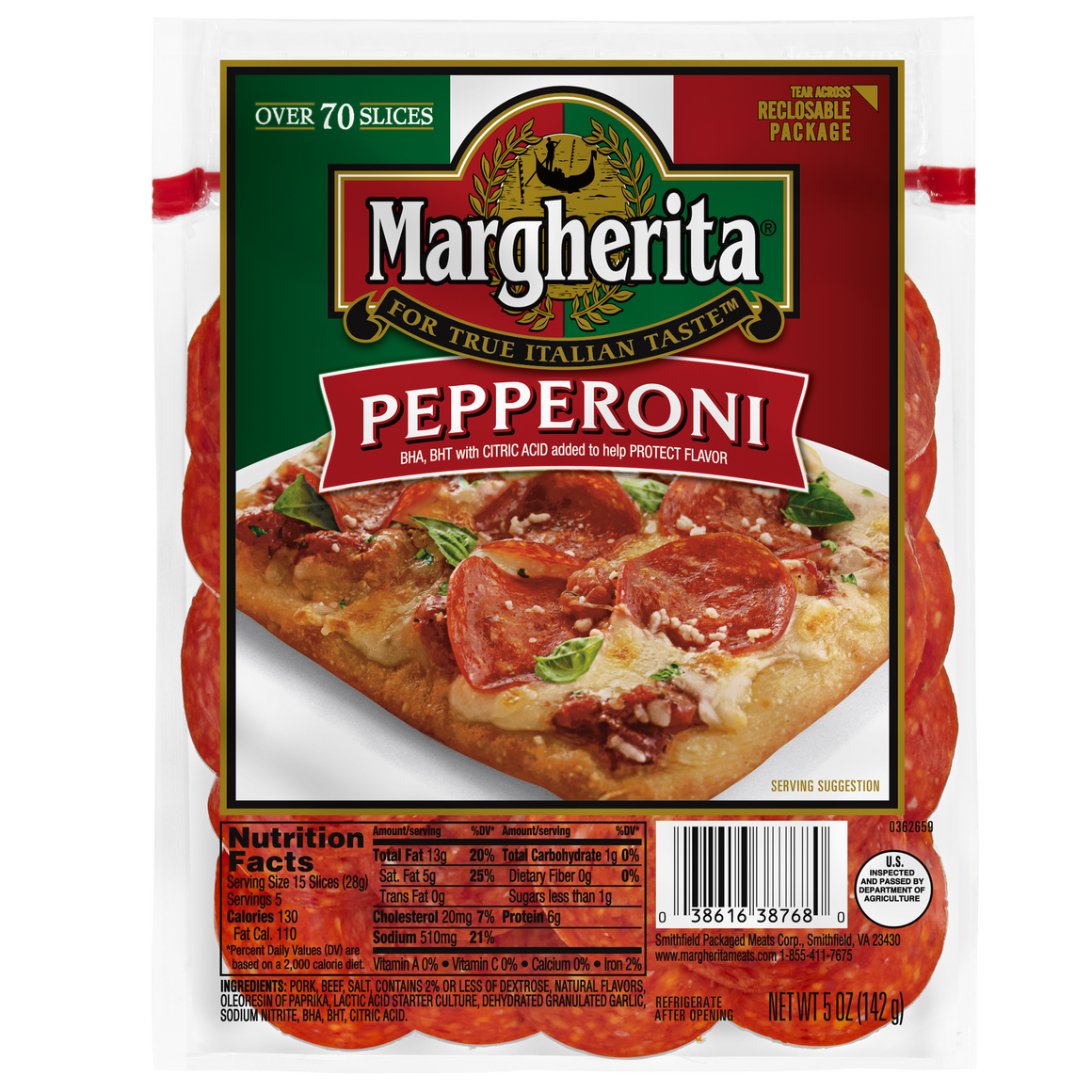 Italian Style Pepperoni 5 Oz.