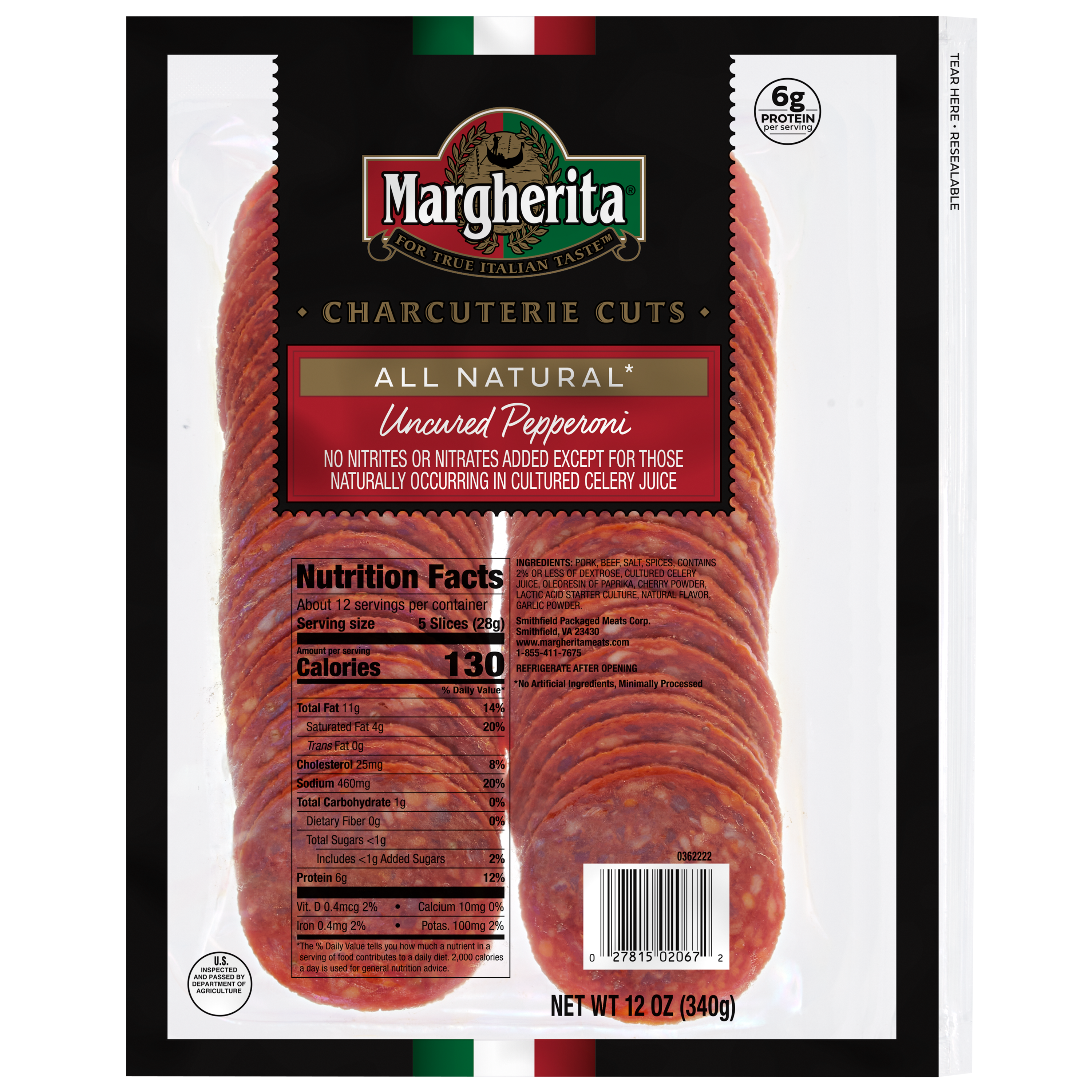 Uncured Pepperoni