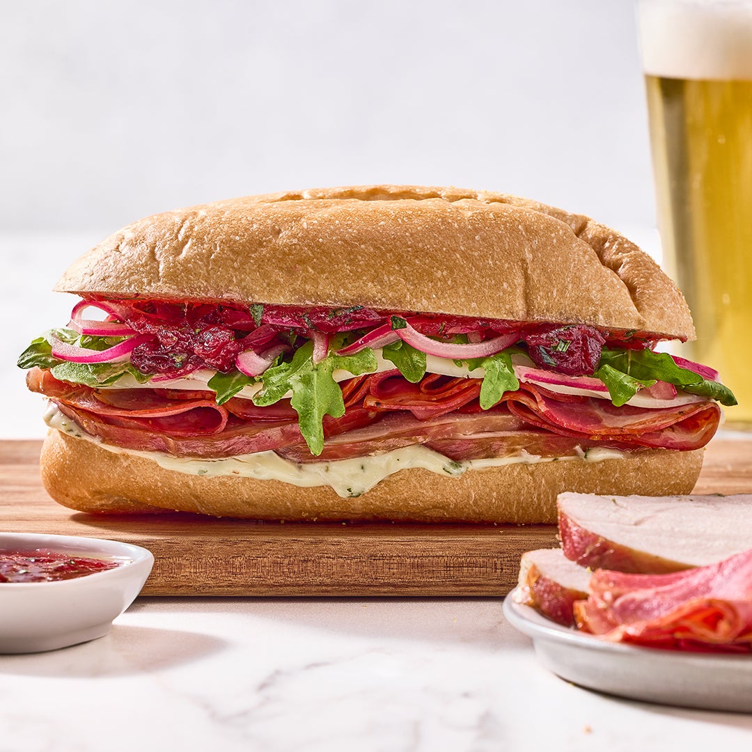 Leftover Turkey Sub with Hot Capicola