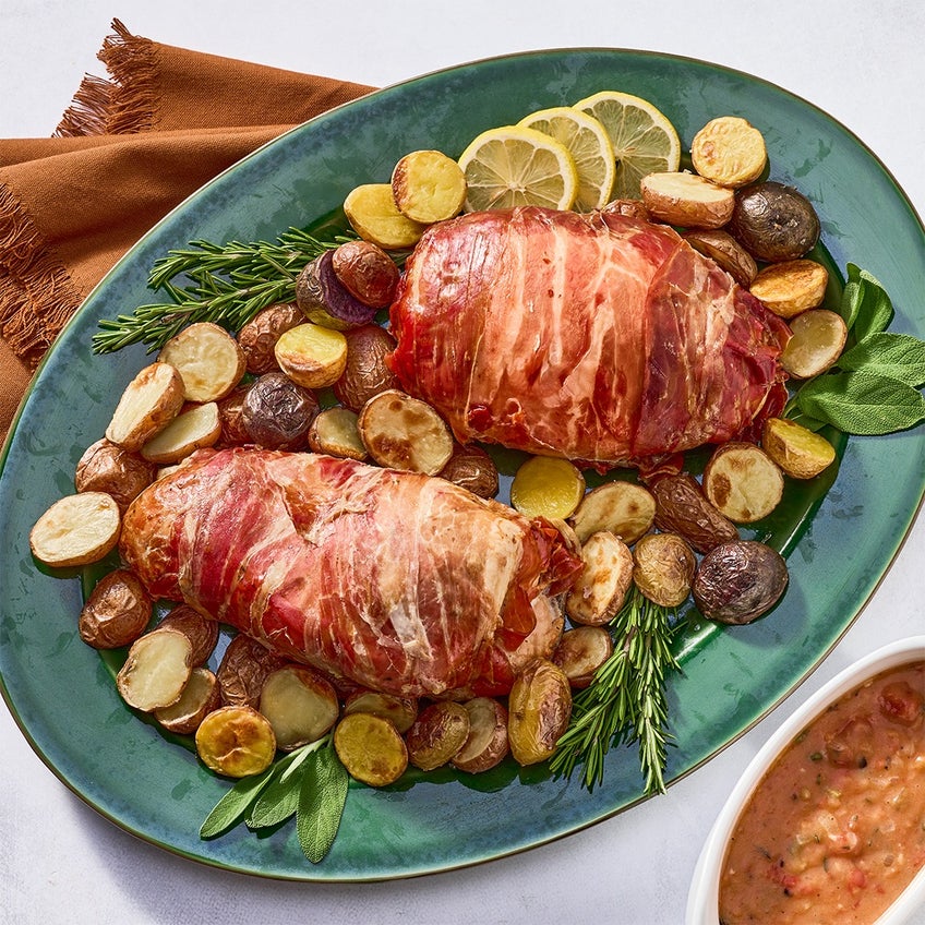 Prosciutto-Wrapped Turkey Breast