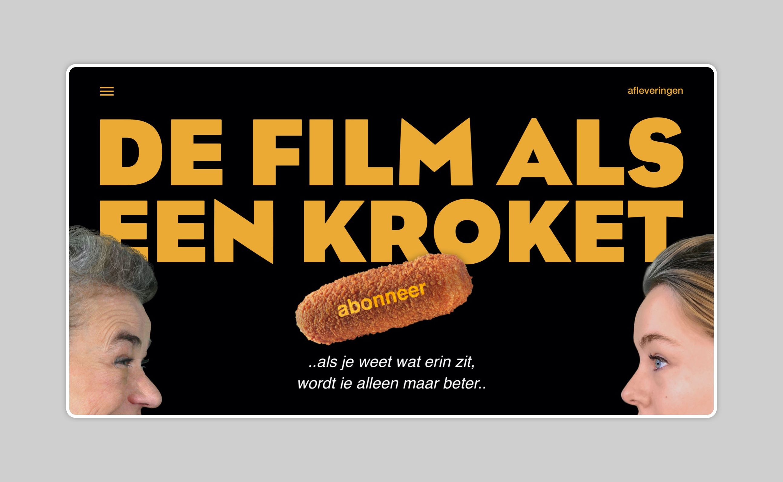De Film Als Een Kroket home page