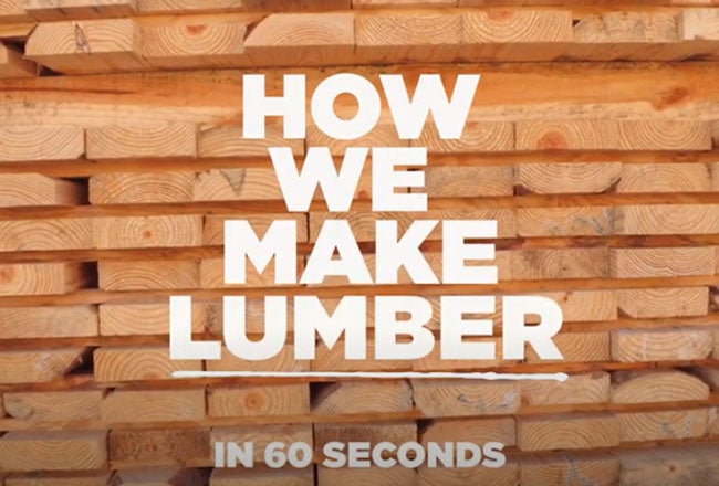 How we make lumber