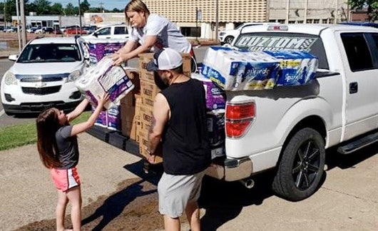 (GP products distributed at Muskogee)
