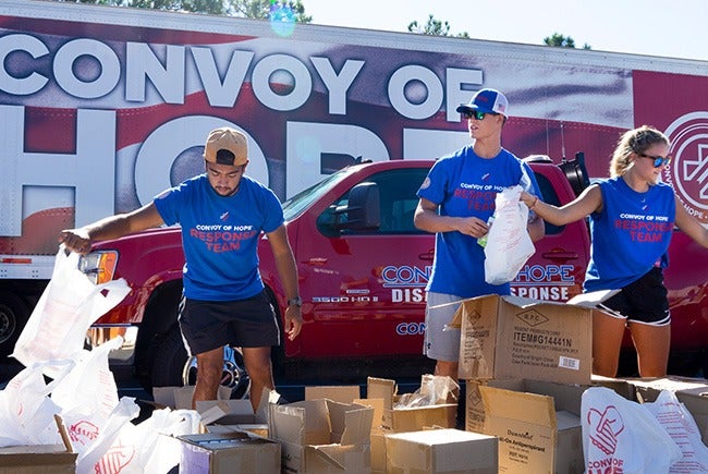 Convoy of Hope Delivers GP Products to Aid Hurricane Florence Victims