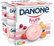 Danone Fruix - Fraise Framboise Pêche Abricot