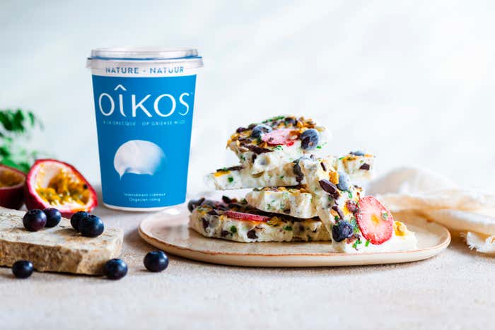 ECORCES GLACEES DE YAOURT OIKOS SAVEUR VANILLE