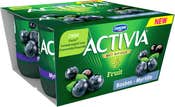 Activia Myrtille Entier 4x125g