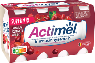 Actimel Supermix - Cranberry Rozenbottel Rode Bes