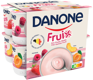 Danone Fruix - Fraise Framboise Pêche Abricot