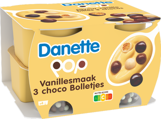 Danette Pop Saveur Vanille 