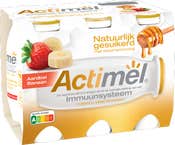 Actimel Naturellement Sucré au Miel: Fraise Banane