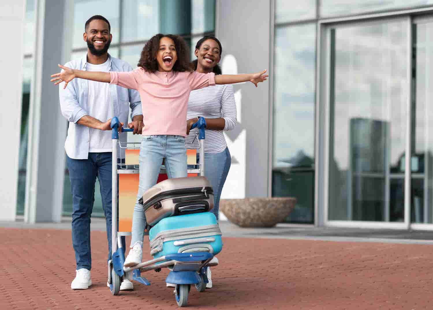 Family vacationing