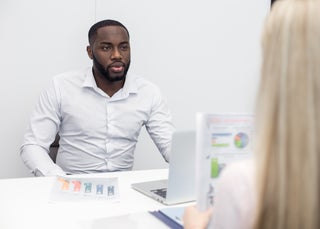 Man considers financial investments